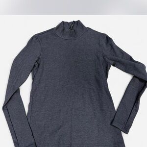 Women’s Kuhl Long Sleeve Mock Neck Top in Charcoal